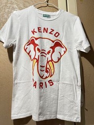 Kenzo 白色大象圖案T恤
