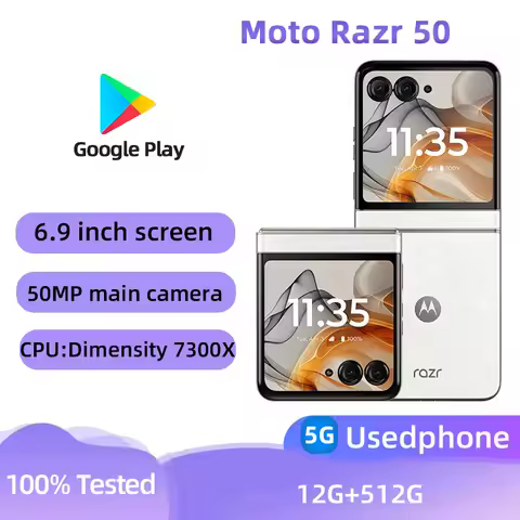 Motorola razr 50 5G Mobile Phone 50MP Dimensity 7300X Master: 6.9 inches vice: 3.6 inches Princi Use