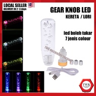 TWK tombol gear knob lori Universal Manual Gear Shift Knob Stick Crystal Bubble Manual Gear stick Le