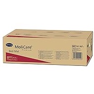 MoliCare Premium Bed Mat 7 Drops: Bed Protector Insert with Absorbent Core Made of Cellulose Flakes, 40 x 60 cm, 6 x 30 Pieces