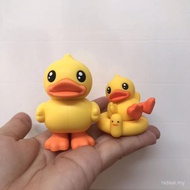 Hot-selling Bulk Goods Cute Cute Cute Little Yellow Duck Model Decoration Car Desktop Decompression 