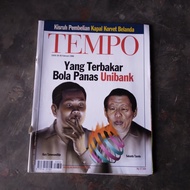 majalah tempo, tempo yang terbakar bola panas unibank, edisi 2006