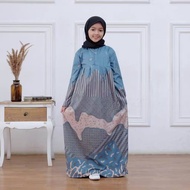 Gamis Batik Anak Perempuan Baju Muslim Syari Anak Cewek Umur 2 Sampai 12 Tahun Anak I