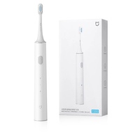 Mijia แปรงสีฟันไฟฟ้า T300ผู้ใหญ่แปรงสีฟันแม่เหล็กที่ลอยได้หัวแปรงสำหรับผมแข็งนุ่มกันน้ำ