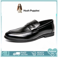 Hush Puppies leather shoes men big size 45 46 47 48