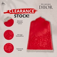Hanna Mirae Sejadah DI'OR Tebal Memory Foam Velvet Exclusive Hadiah Hantaran Ibu Bapa