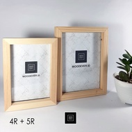 5R Photo Frame Bundling Package + 4R Wooden Frame - Home Decoration Photo Frame