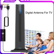 [Ft] Digital Antenna Indoor Tv Antenna with Powerful Signal Booster Hd Channels 420 Miles Range Digi
