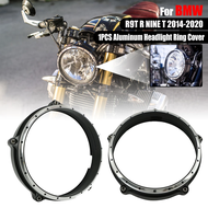 Allotmark R Nine T ไฟหน้าป้องกันไฟหน้า Bezel Trim แหวนปกสำหรับ BMW R NineT Scrambler บริสุทธิ์2014-2