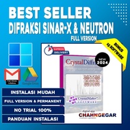 CrystalMaker Software CrystalDiffract 7 Full License Software Difraction rays & neutron simulation r