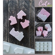 // Silicone Mold Mould Jigsaw Puzzle Panel 12 Cavity