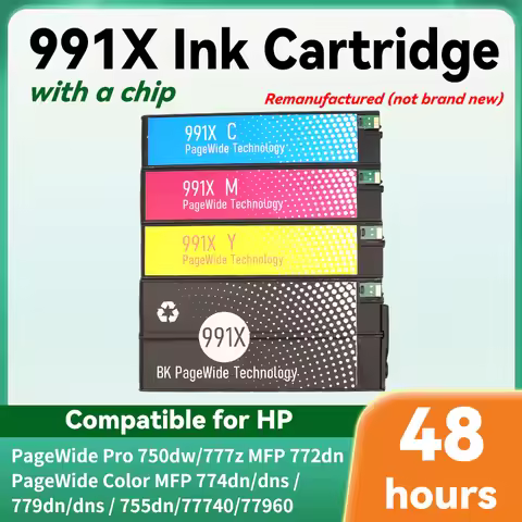NEW 991 991X Ink cartridge Compatible For HP PageWide Pro 750dw 777z MFP 772dn 774dn dns 779dn dns 7