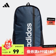 adidas阿迪达斯官方男女通勤电脑背包运动双肩背包GN2015 藏青/黑色/白 NS