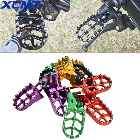 For Surron Ultra Bee Sur-ron UB Wide Footpegs Foot Pegs Rests Electric Dirt Bike Pedals Aluminium Al