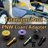 Titanium Bolt for PNW Loam Remote Lever Adapter Clamp | Dropper post lever | Shimano I-Spec II MMX Grade 5 Singapore MTB