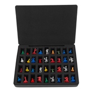 Hard EVA Minature Figure Box - 36 Slot Figurine Carrying Case,Pre-grooved foam layer Compatible with