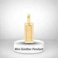 916 Gold Mini Gold Bar Pendant
