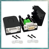[Q H B W] DB9 Solderless Connector RS232 D-SUB Serial to 9-Pin Port Terminal