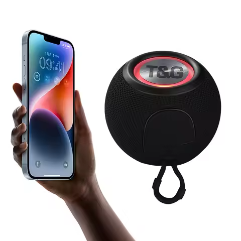 Bluetooth-Compatible Speaker AUX&TF-Card Input Portable Speaker Small Wireless Speaker Subwoofer for