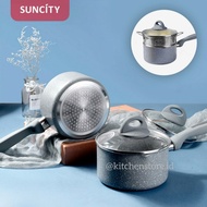 Suncity Steamer Suncity Milk Pan Steamer Sauce Pan + Lid -16cm