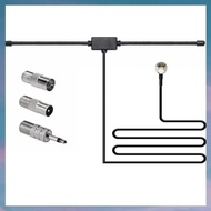 [hotkeystore.] FM Radio Antenna FM F-Head Sheep Horn Antenna for Car FM TV Radio Station 75 Ohms F F