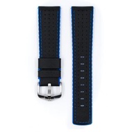 Hirsch Robby 小牛皮錶帶 Watch Strap 黑藍色 22mm