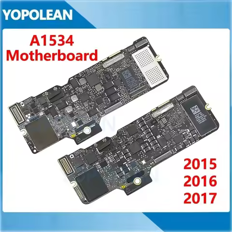 Original A1534 Motherboard For MacBook Retina 12" A1534 logic board EMC 2746 2991 3099 2015 2016 201