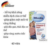 (With Bill) Mivolis Vitamin C Depot Pills, 40 Pills