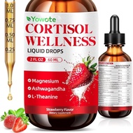 Cortisol Support Supplements for Men and Women, Cortisol Detox Hormone Balance with Magnesium,, L-th