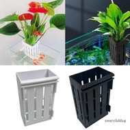 searchddsg 4xAquarium Plant Stand Water Plant Pots Plant Cups Planter Cup Landscaping