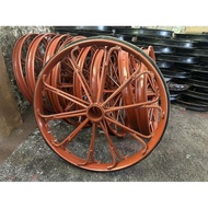 Package Construction Site Trolley Wheel Bucket Trolley Trolley Thick Steel Rebar Double Wheel Free S