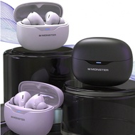 หูฟัง Bluetooth MONSTER MQT53 อายุแบตเตอรี่ยาว ไดอะแฟรมขนาดใหญ่ เสียงรอบทิศทางคุณภาพสูง กันเสียง สาย