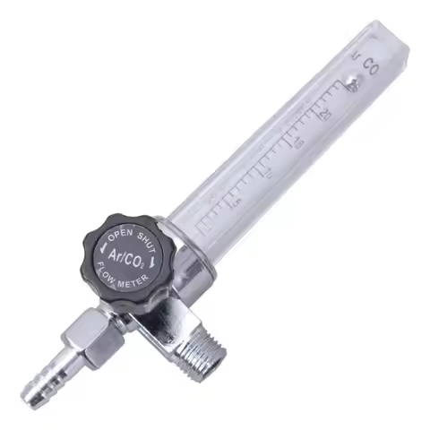 Y1UD 1 / 4PT 0.15 7mm Barb Débitmètre gaz Argon AR / CO2 Régulateur soudure Weld