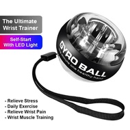Gyro Ball Gyro Trainer Tennis Arm Fitness LED Wrist Strength Ball Gym Training Exercise Tool Wrist S