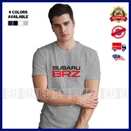 Baju Subaru BRZ T Shirt T-Shirt Tshirt Tee Cotton Print Streetwear Racing Motorsport Pakaian Fashion