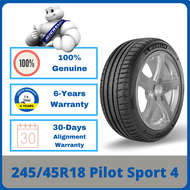 [INSTALLATION] 245/45R18 Michelin Pilot Sport 4 PS4 *Year 2021 TYRE (1-7 days delivery)