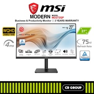 MSI Modern MD272QP 27-inch WQHD 75Hz IPS Monitor (3Yrs MSI Warranty)