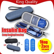 Insulin Ice Pack Cooler Bag/Eva Waterproof Storage Box/Portable Medical Ice Pack/Travel Diabetes Coo