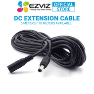 Ezviz DC Extension Cable Power Cord 12V Male Female Suitable For EZVIZ C8C C3W C4W H8 Pro H3 (5M/10M