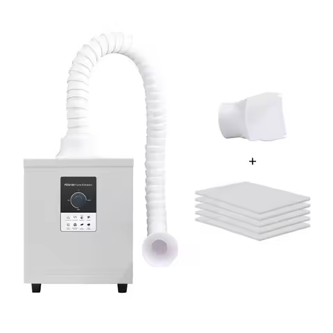 Soldering Fume Extractor FES150W DTF Smoke Absorber Purifier HEPA for Laser Engraving,Nail Salon,3D 
