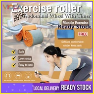 Abdominal Wheel Automatic Rebound Roll Abdominal Training Abdominal Muscle Elbow Support Thin Belly Intelligent Timing
