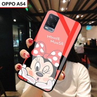 OPPO A54 - Softcase Glass Kaca - KARAKTER - S02 - Casing Hp - OPPO A54 - Pelindung hp-Case Handphone - SoftCase Oppo A54 -