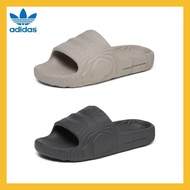 adidas Originals Adilette 22 2 Colors Brown / Grey Black Slides (Note:May be shipped in vinyl packag