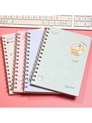 A5 Thickened Cartoon Hardcover Spiral Notebook - The Perfect School Notes, Office Writing, Diary Of