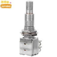 YUMEIREN 2PCS Concentric Potentiometer, B50K Value Metal Bass Guitar Potentiometer, Premium Multicol