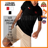 Baju Polo Kolar T Shirt Toyota V6 Sulam Cotton Budak Kids Kanak Lelaki Boys Pakaian Fashion Motorspo