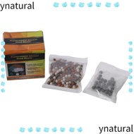 YNATURAL Shower Filter, Mineral Stone Bead 3 Kinds Bath Ball Filter, Shower Head Filter Beads Refill