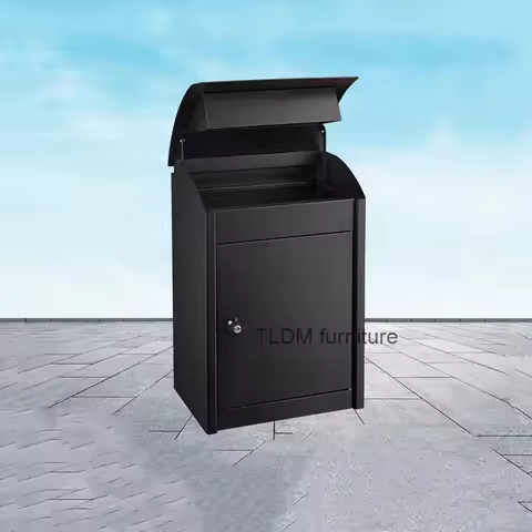 340x245x505mm Outdoor Large Parcel Box Wall Mount Package Delivery Drop Mailbox Security Lockable Ho