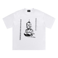 S2DN ERD Melancholy Fu Second Generation English Stroke Pattern Printing Short-Sleeved High Street L