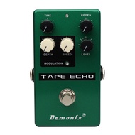 Demonfx TAPE ECHO Guitar Effect Pedal TAPE ECHO Delay Chorus With True Typass